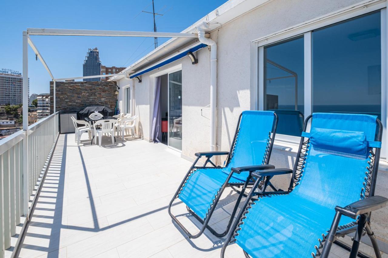 Ferienwohnung Penthouse Bella Vista Benidorm Exterior foto
